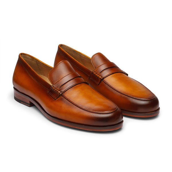 Patina Finished Penny Loafer