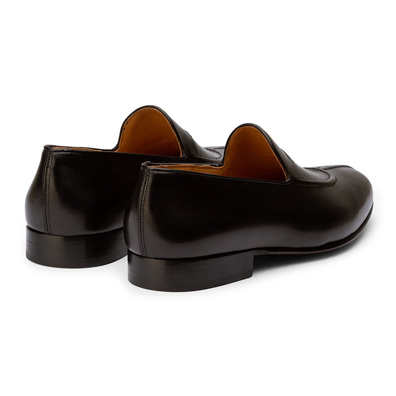 Black Cordstitch Loafers