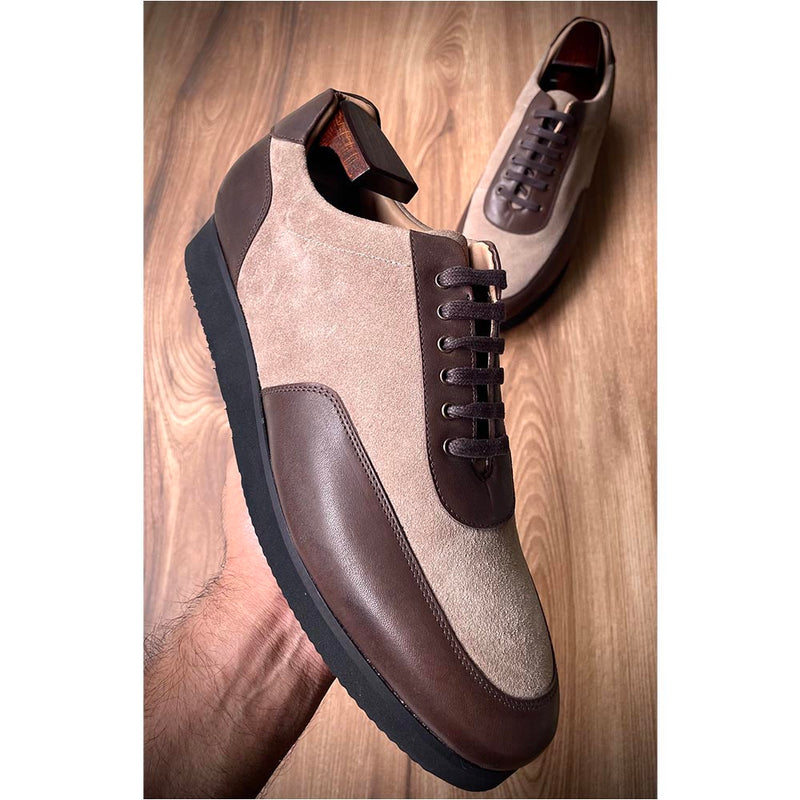 Brown + Cream Suede Sneaker Remastered