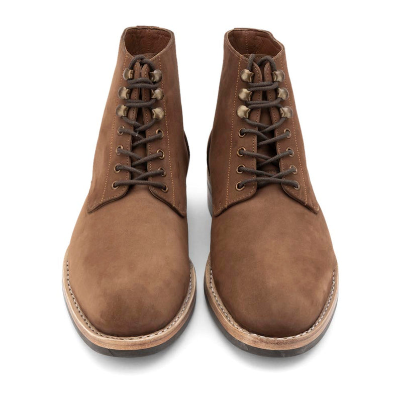 Tan Nubuck Goodyear Welted Boots