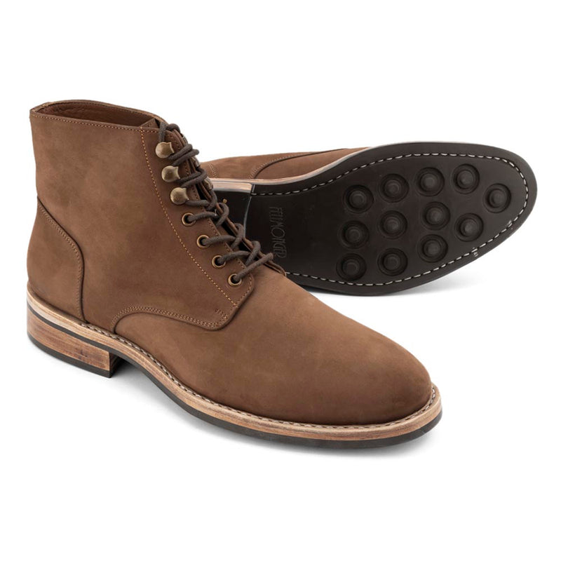 Tan Nubuck Goodyear Welted Boots