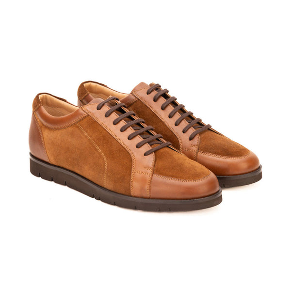 Suede & Smooth Leather Combo Sneaker
