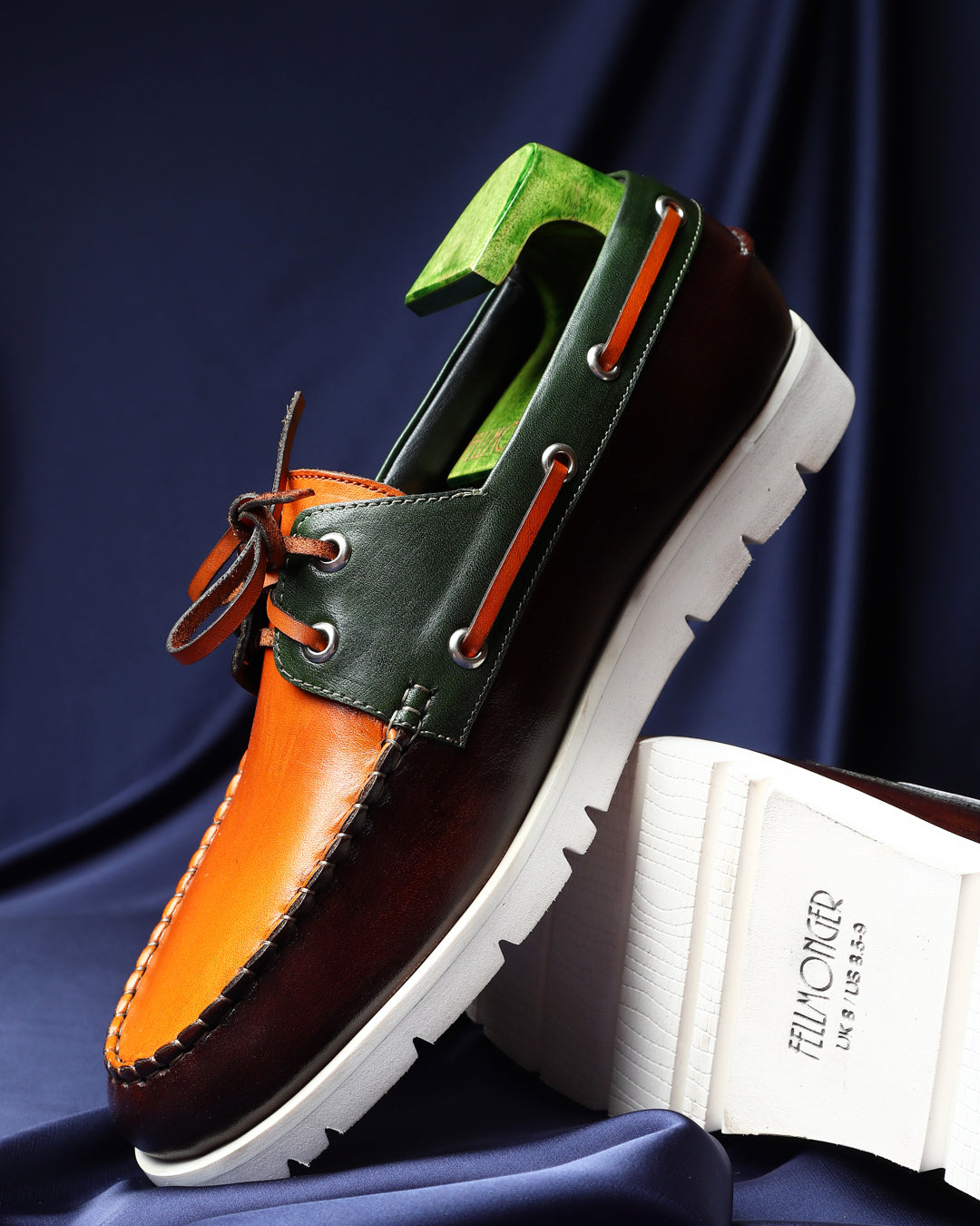 Triple Tone Mirror Glossed Extralight Boat Shoe – FELLMONGER