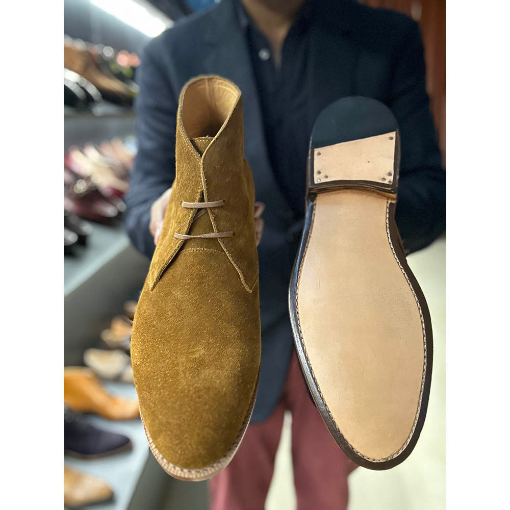 Tan Suede Classic Chukka Boots