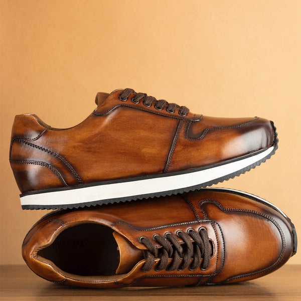 Ezok Men Tan Sneaker Casual Shoes (2405) – Ezok Shoes