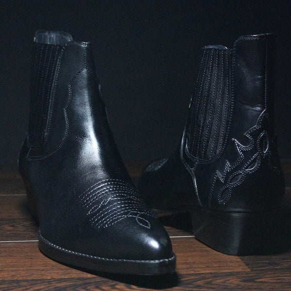 Black Classic Cowboy Boots