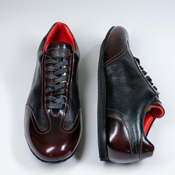 Brushed Burgundy + Black Ultraflex Sneakers