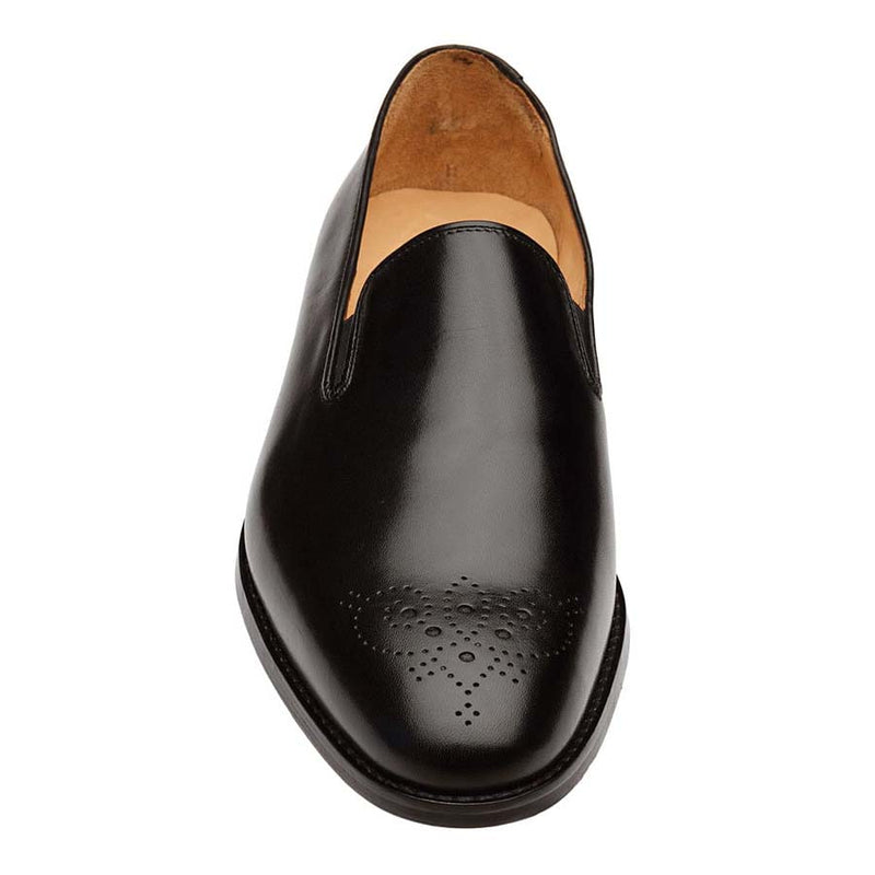 Black Classic Medallion Loafers