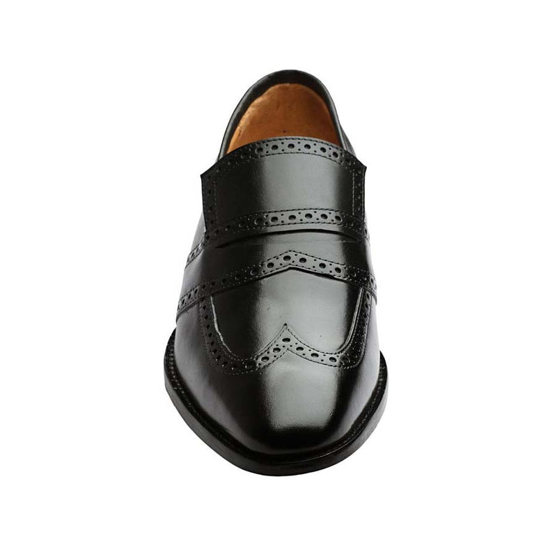 Punched Wingtip Penny Loafer