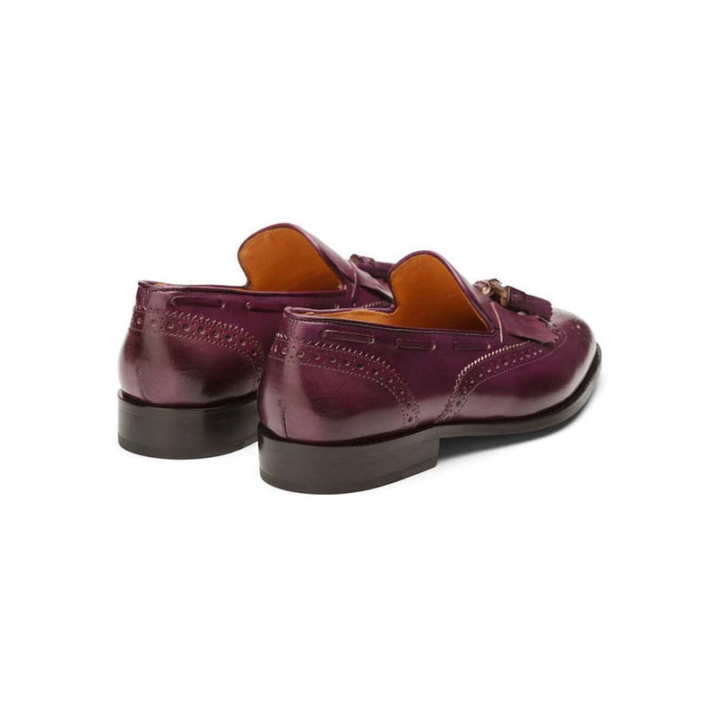 Purple Kiltie Tassel Loafers
