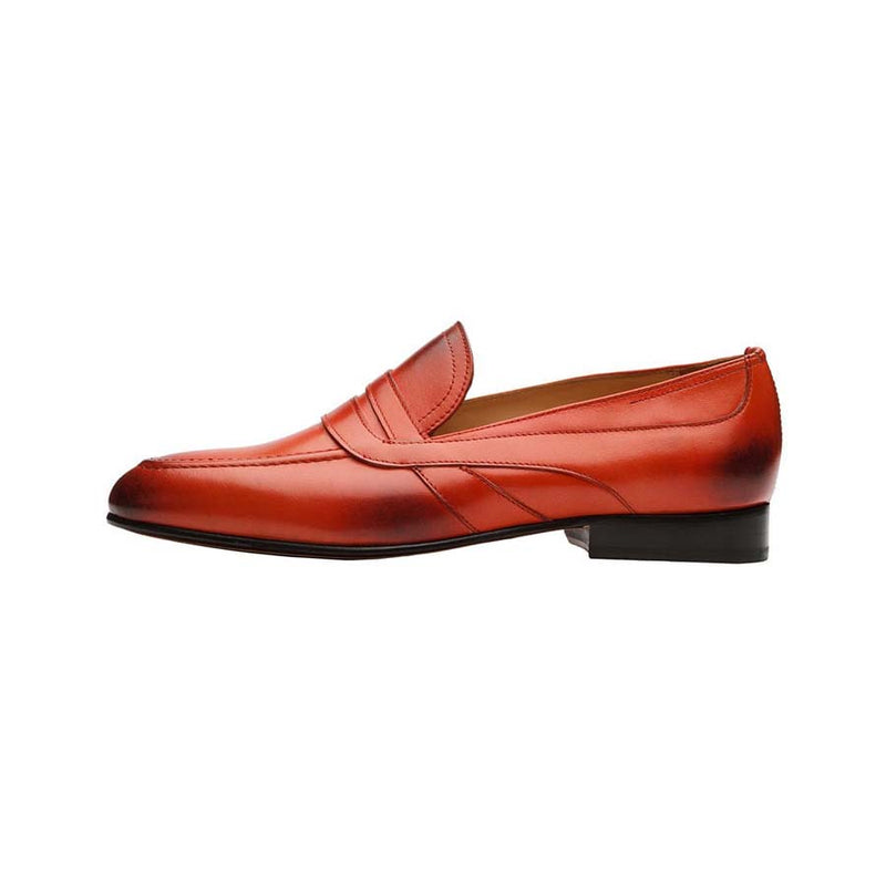 Red Saddle Loafers