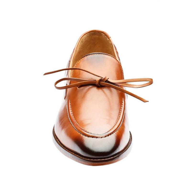 Tan Knot Loafers