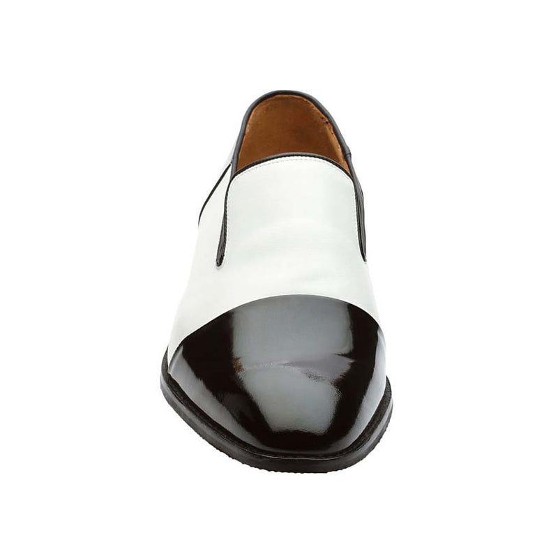 White + Black combination Spectator Loafers