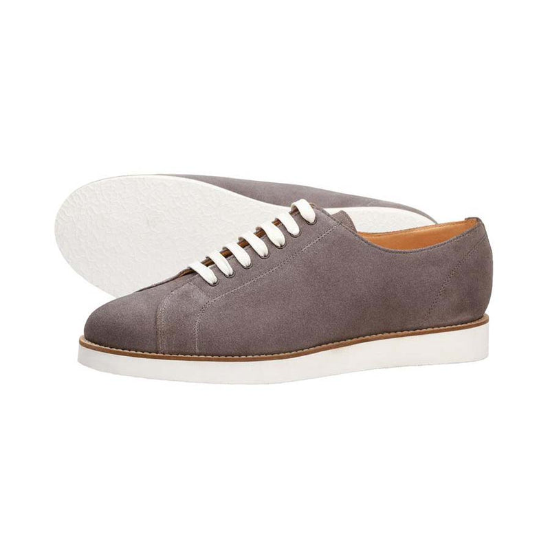 Grey Suede Classic Sneakers