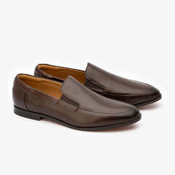 Brown Elasticated Loafers