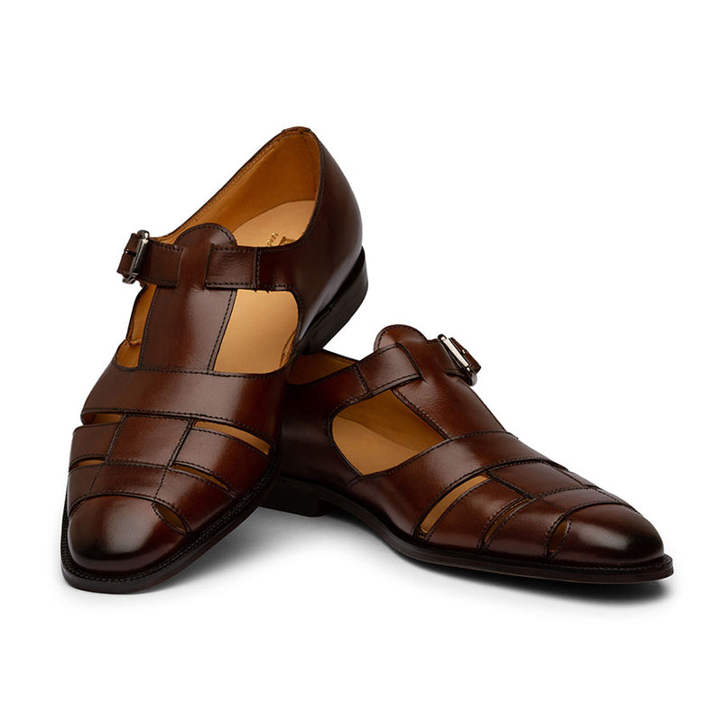 Brown Roman Sandals