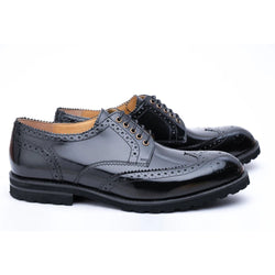 Black Brushed All Day Brogues