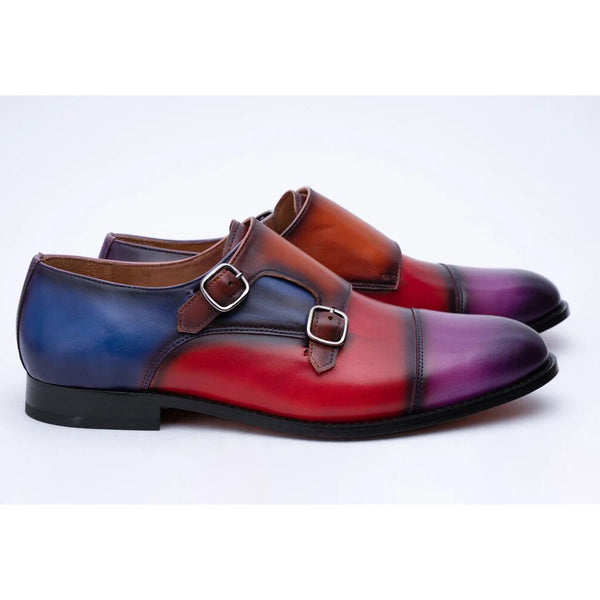 Multicolour Patina Monk Straps