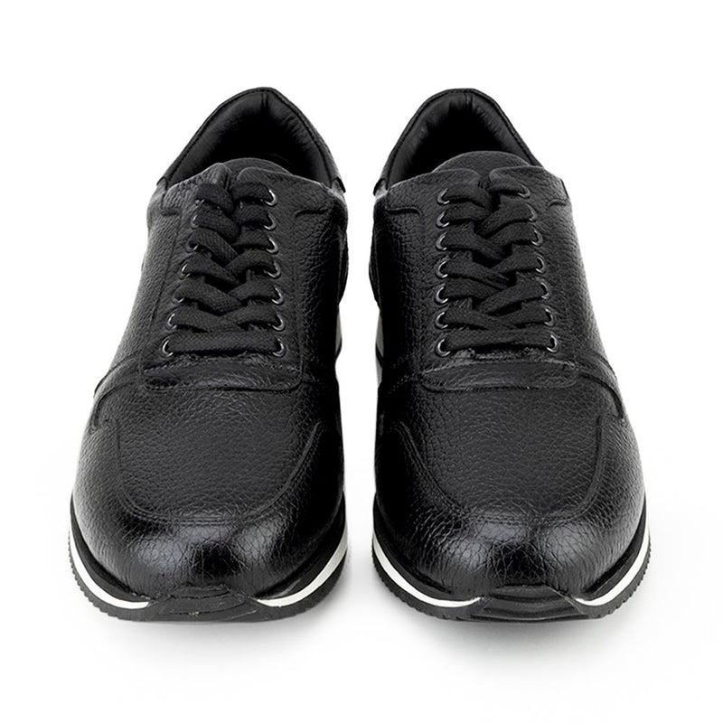 Black Milled Trainers