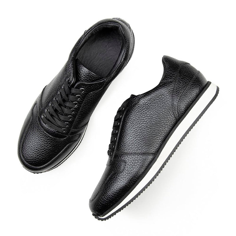 Black Milled Trainers