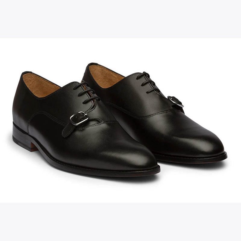 Black Oxford With Buckle Strap