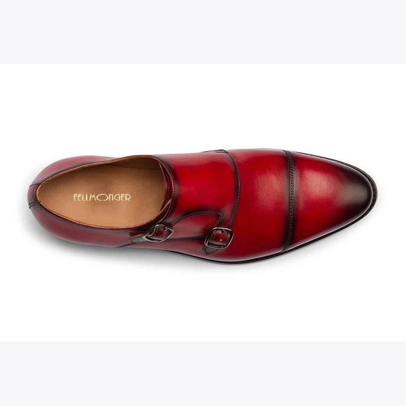 Red Patina Monk Strap