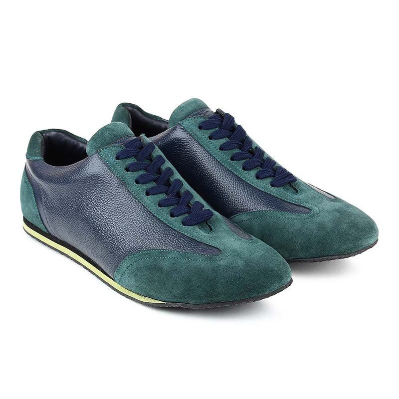 Green + Navy Ultraflex Sneakers
