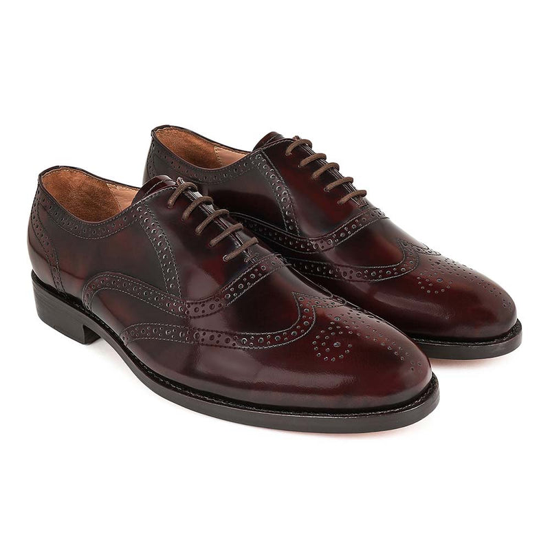 Burgundy Museum Calf Goodyear Welted Oxfords