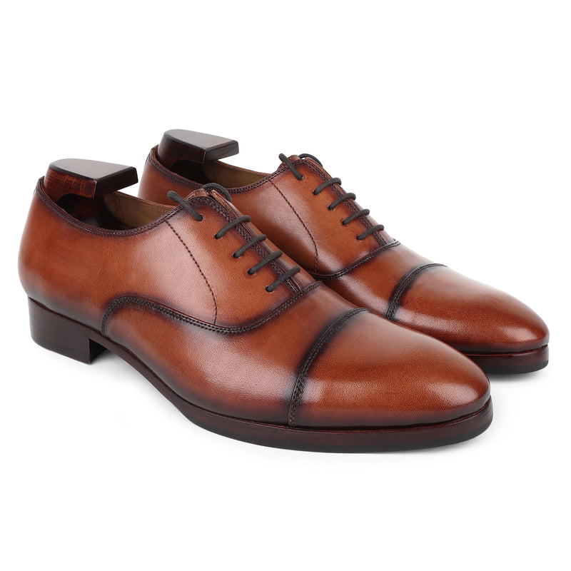 Combo-Tan Patina Leather Shoe + Belt