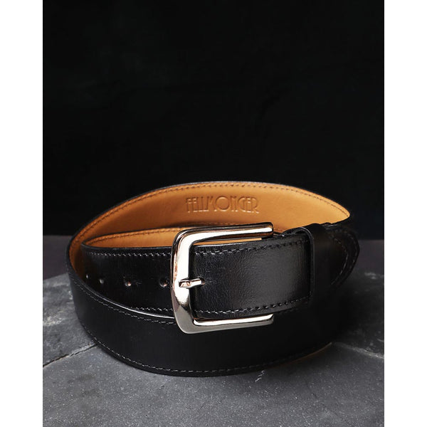 Black Classic Leather belt