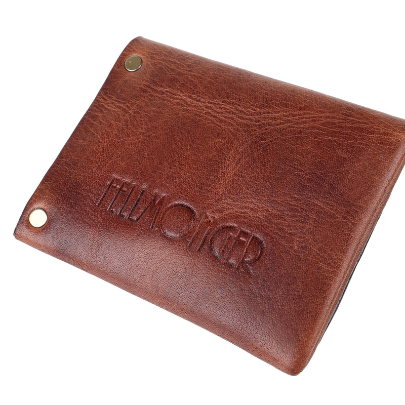 Vintage Buff Brown Leather Wallet