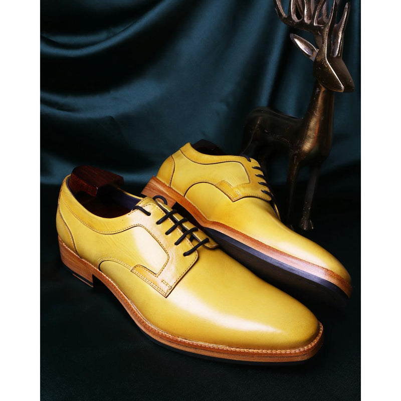 Yellow Patina Mirror Glossed Classic Derby