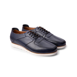 Navy Blue Square Toe Sneaker