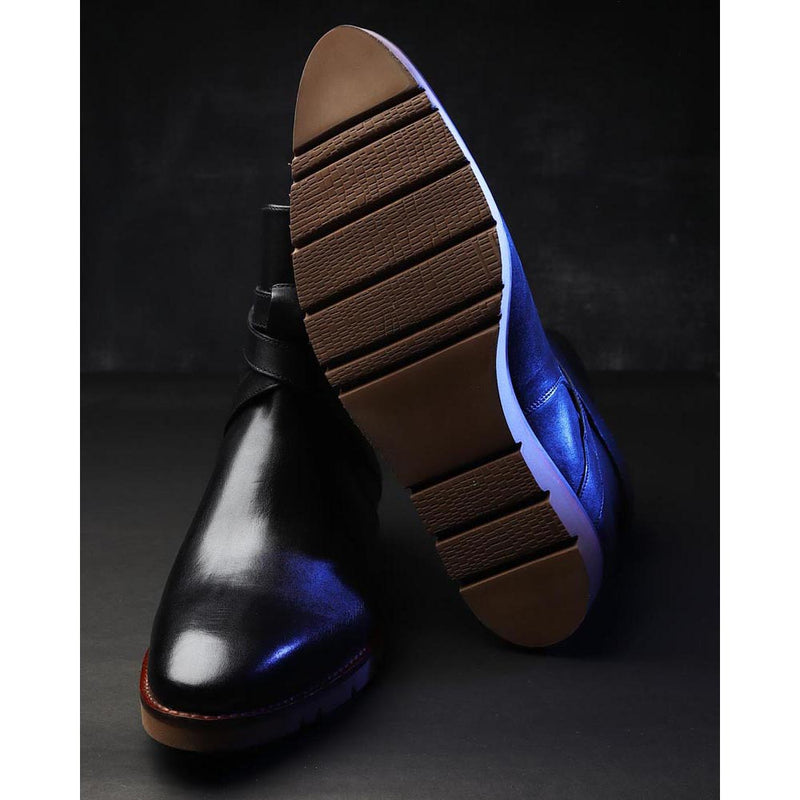 Black Jodhpur Boots With Extralight Sole