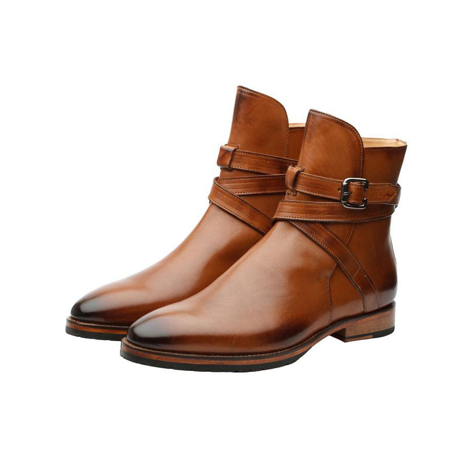 Tan Jodhpur boots – FELLMONGER