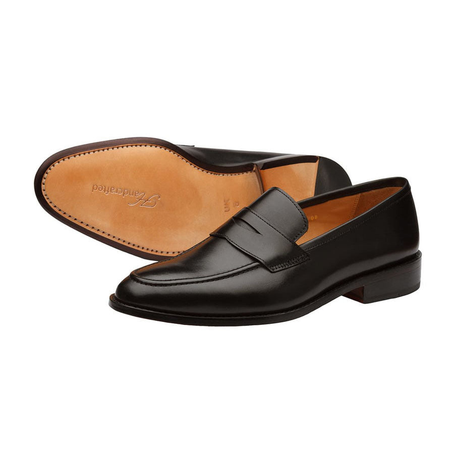 Black Classic Penny Loafers - Main Image