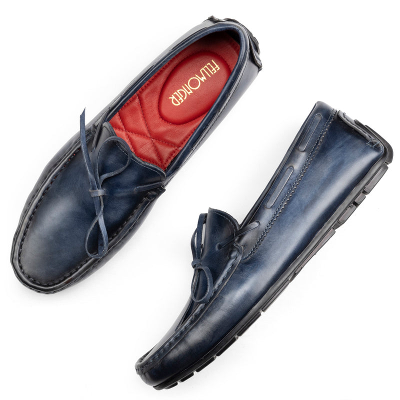 Sapphire Blue Patina Loafers